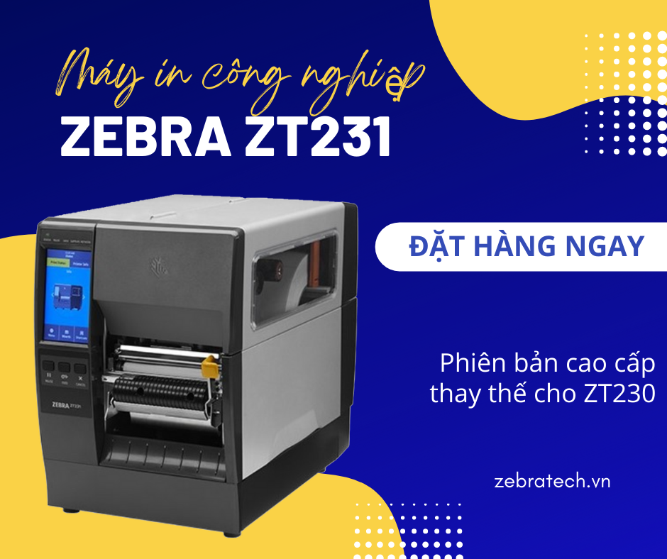 Máy in công nghiệp Zebra ZT231